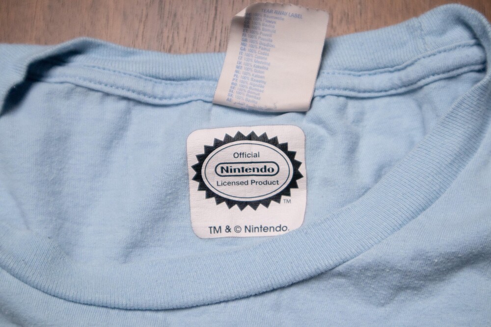 Legend of Zelda Breath of the Wild Shirt Mens Large Light Blue Nintendo Graphic - Picture 4 of 5